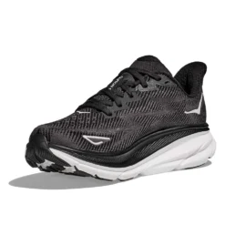 Hoka Men's Clifton 9 Running Shoe- Black/White - Wide (2E) -Optimal Shoe Store 1127896 BWHT 3 ab7b67c5 df39 471f 9632 37f3075f54dc