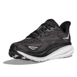 Hoka Women's Clifton 9 Running Shoe - Black/White - Wide (D) -Optimal Shoe Store 1127896 BWHT 3 b1dd4db4 44e7 4f29 8dc3 2780a2407c7a