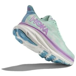 Hoka Women's Clifton 9 Running Shoe - Sunlit Ocean/Lilac Mist - Regular (B) -Optimal Shoe Store 1127896 SOLM 4