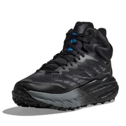 Hoka Men's Speedgoat 5 Mid GTX Running Shoe - Black/Black -Optimal Shoe Store 1127918 BBLC 3