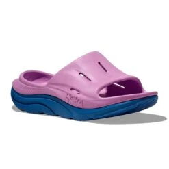 Hoka Unisex Ora Recovery Slide 3 - Cyclamen/Coastal Sky -Optimal Shoe Store 1135061 CCSK 6