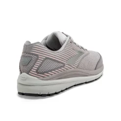 BROOKS Women's Addiction Walker Suede Walking Shoe - Alloy/Oyster/Peach- Regular (B) -Optimal Shoe Store 120308 007 H Addiction Walker Suede