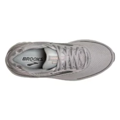 BROOKS Women's Addiction Walker Suede Walking Shoe - Alloy/Oyster/Peach- Regular (B) -Optimal Shoe Store 120308 007 O Addiction Walker Suede