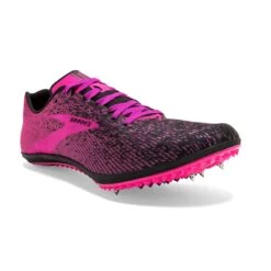 BROOKS Women's Mach 19 Track Spike - Black/Hollyhock/Pink- Regular (B) 8 BROOKS Women's Mach 19 Track Spike - Black/Hollyhock/Pink- Regular (B) -Optimal Shoe Store 120311 063 A Mach 19 scaled
