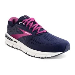 BROOKS Women's Ariel 20 Running Shoe - Peacoat/Vivid Viola/White - Regular (B) -Optimal Shoe Store 120315 491 A Ariel 20 2