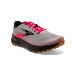 BROOKS Women's Catamount Trail Running Shoe - Alloy/Pink/Black - Regular (B) -Optimal Shoe Store 120339 098 A Catamount