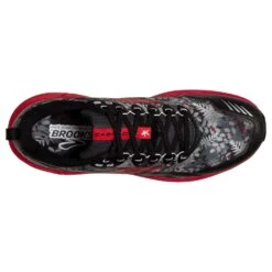 BROOKS Women's Cascadia 16 Trail Shoe - Black/Grey/Red- Regular (B) -Optimal Shoe Store 120363 008 O Cascadia 16