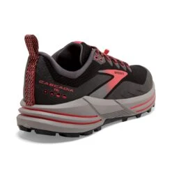 BROOKS Women's Cascadia 16 GoreTEX Trail Running Shoe - Black/Blackened Pearl/Coral - Regular (B) -Optimal Shoe Store 120364 071 H Cascadia 16 GTX scaled
