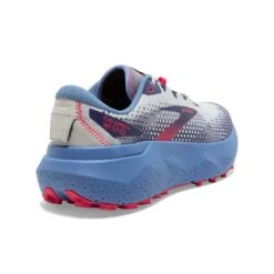 BROOKS Women's Caldera 6 Trail Running Shoe- Oyster/Blissful Blue/Pink - Regular (B) -Optimal Shoe Store 120366 093 H Caldera 6