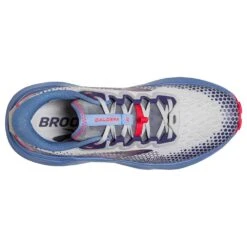BROOKS Women's Caldera 6 Trail Running Shoe- Oyster/Blissful Blue/Pink - Regular (B) -Optimal Shoe Store 120366 093 O Caldera 6