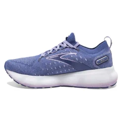 BROOKS Women's Glycerin StealthFit 20 Running Shoe - Blue/Pastel Lilac/White - Regular (B) -Optimal Shoe Store 120372 402 M Glycerin StealthFit 20