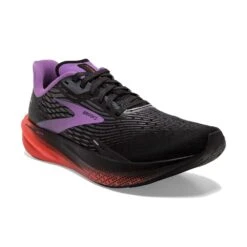 BROOKS Women's Hyperion Max Running Shoe- Black/Fiesta/Bellflower- Regular (B) -Optimal Shoe Store 120377 089 A Hyperion Max