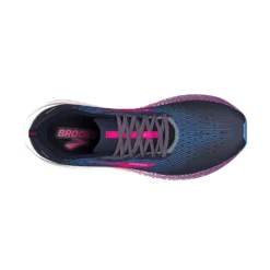 BROOKS Women's Hyperion Max Running Shoe - Peacoat/Marina Blue/Pink Glo - Regular (B) -Optimal Shoe Store 120377 441 O Hyperion Max