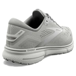 BROOKS Women's Ghost 15 Running Shoe - Oyster/Alloy/White - Regular (B) -Optimal Shoe Store 120380 112 H Ghost 15