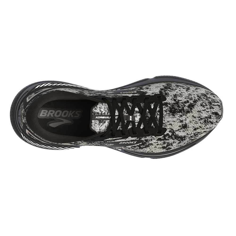 BROOKS Women's Adrenaline GTS 23 Running Shoe - White/Grey/Black- Regular (B) 4 BROOKS Women's Adrenaline GTS 23 Running Shoe - White/Grey/Black- Regular (B) - Image 4