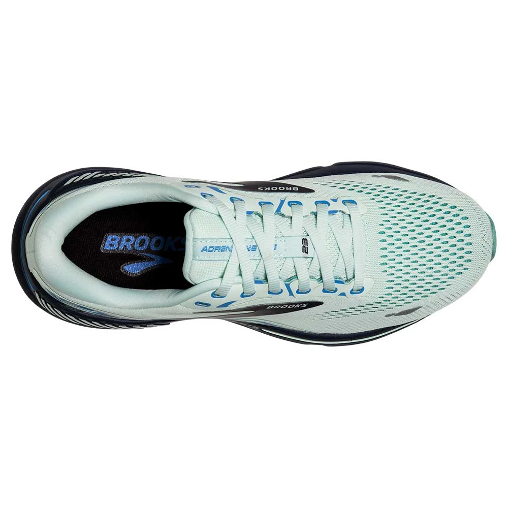 BROOKS Women's Adrenaline GTS 23 Running Shoe - Blue Glass/Nile Blue/Marina- Wide (D) 6 BROOKS Women's Adrenaline GTS 23 Running Shoe - Blue Glass/Nile Blue/Marina- Wide (D) - Image 6
