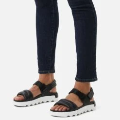 Sorel Women's Viibe Sandal - Black/Sea Salt- Regular (B) -Optimal Shoe Store 2030511 010 a9