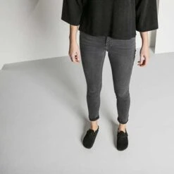 Birkenstock Boston Shearling Black Suede Leather- Regular/Wide 16 Birkenstock Boston Shearling Black Suede Leather- Regular/Wide -Optimal Shoe Store 259883 f look f 1