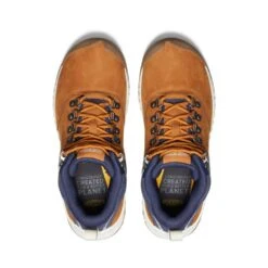 Women's Nxis Explorer Mid Waterproof Hiking Boot - Keen Maple/Birch- Regular (B) -Optimal Shoe Store 3d98a69bb08aea03fee3285af74a530c22bd17c6