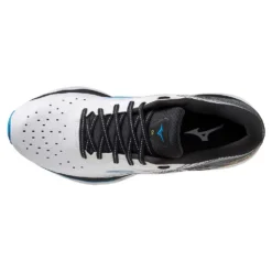 Mizuno Men's Wave Sky 6 Running Shoe - White/Cyber Yellow - Regular (D) -Optimal Shoe Store 411369.0034 04