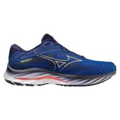 Mizuno Men's Wave Rider 27 Running Shoe - Surf The Web/White - Regular (D) -Optimal Shoe Store 411415 5E00 06