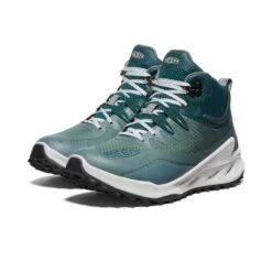 Keen Women's Zionic Mid Waterproof Hiking Boot - Dark Forest/Sea Moss- Regular (B) -Optimal Shoe Store 4b1262220d8d20acf9a5a104dae70e5ae51b9e68