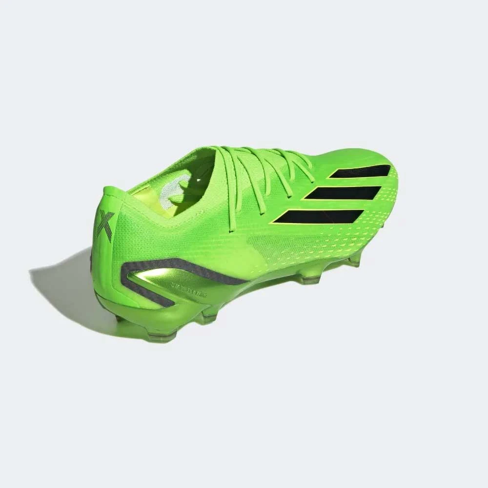 ADIDAS Unisex X SpeedPortal .1 FG Soccer Shoe - Solar Green/Solar Red/Solar Yellow 3 ADIDAS Unisex X SpeedPortal .1 FG Soccer Shoe - Solar Green/Solar Red/Solar Yellow - Image 3