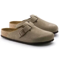 Birkenstock Boston Soft Footbed - Taupe - Medium/Narrow -Optimal Shoe Store 560771 pair