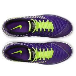 Unisex Nike Lunar Gato II IC Soccer Shoe -Electro Purple/Volt/Black -Optimal Shoe Store 580456 570 nike lunargato ii ic electro purple volt with black with white 05