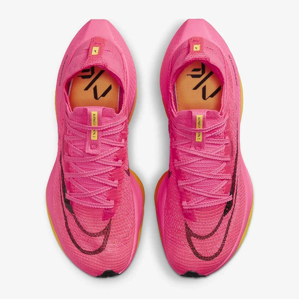 Women's Nike Alphafly 2 Running Shoe - Hyper Pink/Black/Laser Orange- Regular (B) 3 Women's Nike Alphafly 2 Running Shoe - Hyper Pink/Black/Laser Orange- Regular (B) - Image 3