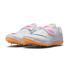 Unisex Nike Air Zoom High Jump Elite Spike - White/Black/Laser Pink - Regular (D) -Optimal Shoe Store 806561 102 PHCFH001