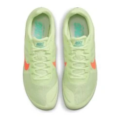 Nike Unisex Zoom Rival D Track Spike - Barely Volt/Hyper Orange/Dynamic Turq - Regular (D) -Optimal Shoe Store 907566 700 PHCTH001 1500 1