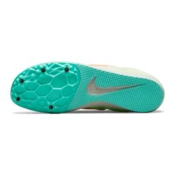 Nike Unisex Zoom Rival D Track Spike - Barely Volt/Hyper Orange/Dynamic Turq - Regular (D) -Optimal Shoe Store 907566 700 PHSUH000 1500 1
