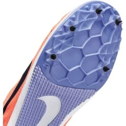 Nike Unisex Zoom Rival D 10 Track Spike - Bright Mango/Blackened Blue/Purple Pulse-Regular (D) -Optimal Shoe Store 907566 800 PHSUD001 2000