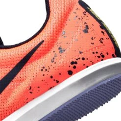 Nike Unisex Zoom Rival D 10 Track Spike - Bright Mango/Blackened Blue/Purple Pulse-Regular (D) -Optimal Shoe Store 907566 800 PHSYD002 2000