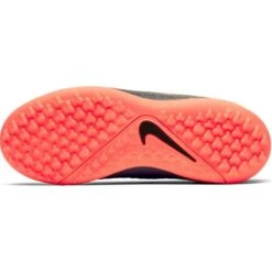 Nike Jr. Phantom Vision Academy Dynamic Fit TF Soccer Cleat - Dark Grey/Black/Bright Mango -Optimal Shoe Store AO3292 080 PHSUH000