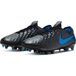 Nike Legend 8 Elite FG Soccer Boots - Black/Black/Blue Hero -Optimal Shoe Store AT5293 004 PHCFH001 JPG HEI 875 WID 875