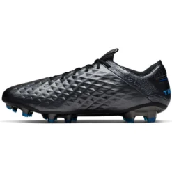 Nike Legend 8 Elite FG Soccer Boots - Black/Black/Blue Hero -Optimal Shoe Store AT5293 004 PHSLH001 JPG HEI 875 WID 875