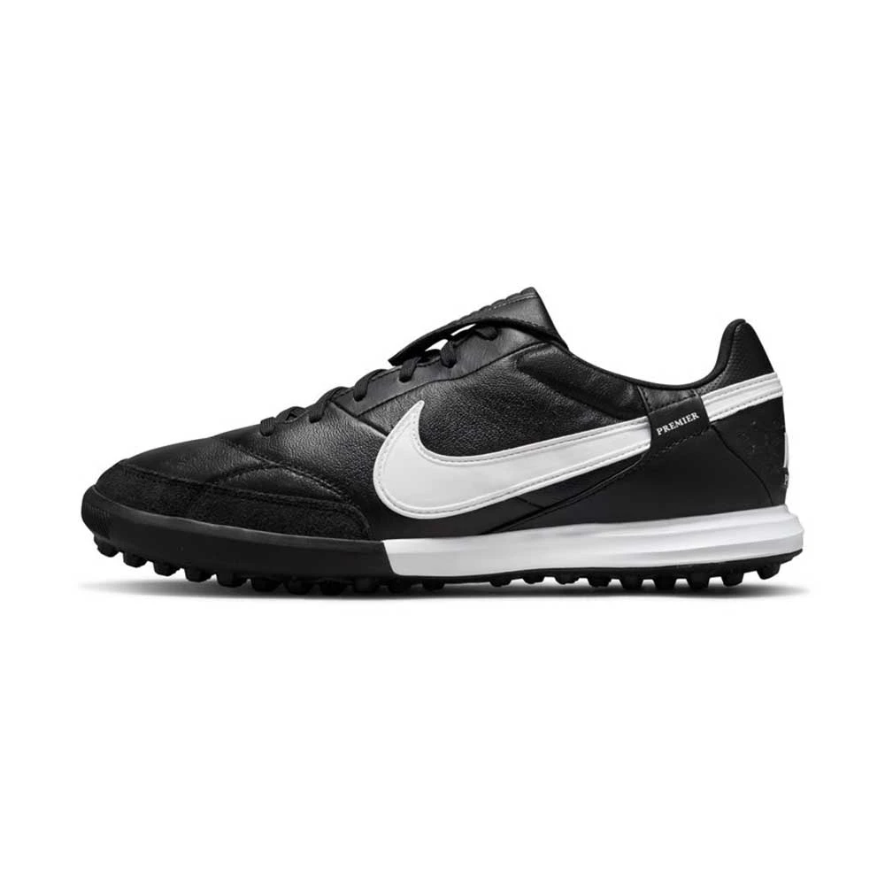 Nike Unisex Premier III TF Soccer Shoe - Black/White 2 Nike Unisex Premier III TF Soccer Shoe - Black/White - Image 2