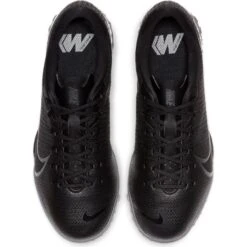 Nike Jr. Mercurial Vapor 13 Academy TF Soccer Cleat - Black/Cool Grey/Metallic Cool Grey -Optimal Shoe Store AT8145 001 PHCTH001