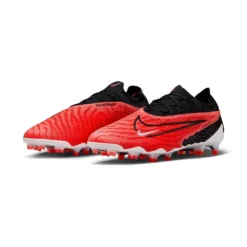 Men's Nike Phantom GX Elite Firm-Ground Soccer Cleats -Bright Crimson/White/University Red/Black - Regular (D) -Optimal Shoe Store AURORA DC9968 600 PHCFH001 2000
