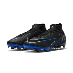 Nike Zoom Mercurial Superfly 9 Elite FG Soccer Cleat - Black/Chrome-Hyper Royal- Regular (D) -Optimal Shoe Store AURORA DJ4977 040 PHCFH001 2000