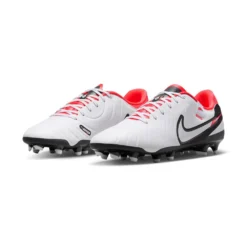 Nike Tiempo Legend 10 Academy MG Soccer Cleat - White/Black-Bright Crimson- Regular (D) -Optimal Shoe Store AURORA DV4337 100 PHCFH001 2000