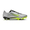 Unisex Nike Zoom Mercurial Vapor 15 Academy XXV MG Soccer Cleats - Metallic Silver/Volt - Regular (D)