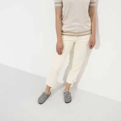 Birkenstock Boston Shearling - Stone - Regular/Wide -Optimal Shoe Store BostonShearling Stone 4