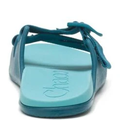Chaco Women's Chillos Slide - Ocean Blue- Regular (B) -Optimal Shoe Store CHAW JCH109118 022221 S22 270
