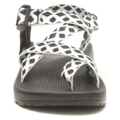 Chaco Women's Z Cloud 2 Sandal - Quilt Black/White - Regular (B) -Optimal Shoe Store CHAW JCH109506 032222 S23 090 1