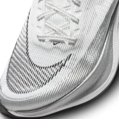 Nike Women's ZoomX Vaporfly Next% 2 Running Shoe - White/Black-Metallic Silver - Regular (B) -Optimal Shoe Store CU4123 100 PHSYD001 1