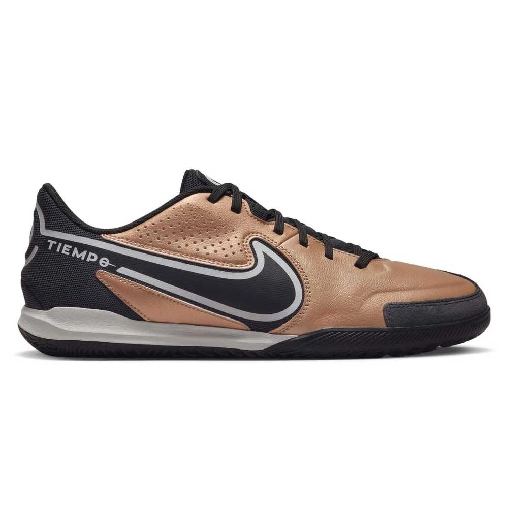 Unisex Nike Tiempo Legend 9 Academy IC/Court Soccer Shoe - Metallic Copper/White 1 Unisex Nike Tiempo Legend 9 Academy IC/Court Soccer Shoe - Metallic Copper/White
