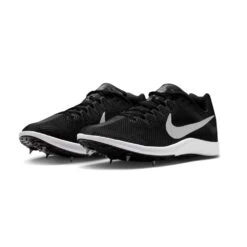 Unisex Nike Zoom Rival Track And Field Distance Spikes - Black/Metallic Silver/Lt Smoke - Regular (D) -Optimal Shoe Store DC8725 001 PHCFH001 1